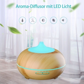 More about Diffuser mit LED-Beleuchtung, Farbwechsel, Luftbefeuchter mit zwei Dampfmodi, Aromatherapie