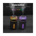 Mini Ultraschall Luftbefeuchter, 310ML USB Humidifier Aroma Diffuser mit 9 Farben LED Nachtlicht, Automatische Abschaltung Leise