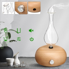More about Holz LED Licht Ultraschall Luftbefeuchter Aroma Diffuser Diffusor Aromatherapie Diffusor 7Farben