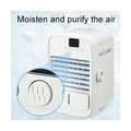 Mini Aircooler Luftkühler Tischventilator Klimaanlage Klimagerät Tragbar Ventilator für Zuhause Büro Luftbefeuchter