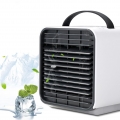 Mini Aircooler Luftkühler Klimaanlage Tischventilator Klimagerät Tragbar Ventilator für Zuhause Büro Luftbefeuchter Luftreiniger