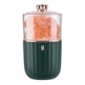 USB Luftbefeuchter Crystal Salt Stone Home Decor Aromatherapie Diffusor Grün Farbe Grün