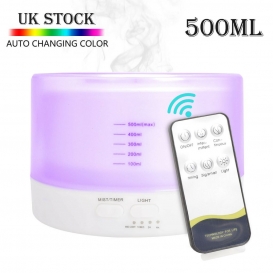 More about 500ML Bunt Aroma Diffusor Ultraschall Luftnebel Luftbefeuchter Luftreiniger Fernbedienung use