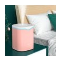 2000ml USB Mini tragbarer Luftbefeuchter Schreibtisch Auto Schlafzimmer,Farbe: Rosa,Größe:13x13x16cm