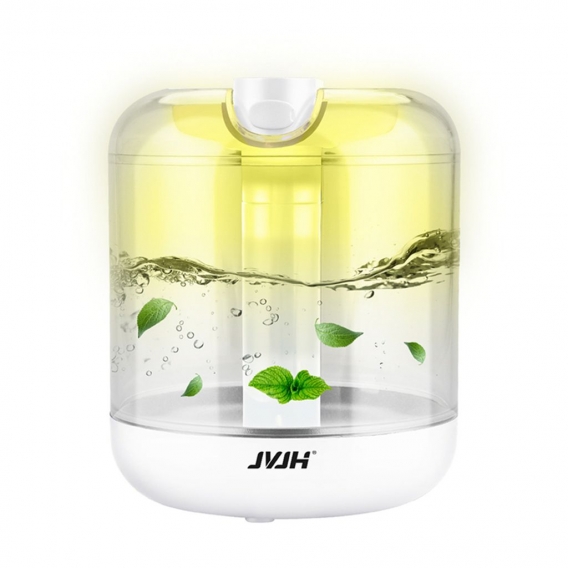JVJH Luftbefeuchter 1000ML Aroma Diffusor mit 2 Modi Nachtlicht,Automatische Zeitmessfunktion,Ultraschall Luftbefeuchter(Weiß)