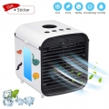 Air Mini Cooler Luftkühler - 5 in 1 Mobile Klimageräte, Luftbefeuchter, Luftreiniger & Tischklimaanlage Ventilator mit 7 Farben 