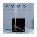 JVJH Luftbefeuchter 200ML Aroma Diffuser Aromatherapie mit LED Nachtlampe Elektrisch Öle Diffusor Leise(Schwarz)