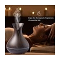 550ML Ultraschall-Aromatherapie-Luftbefeuchter Diffusor mit ätherischen Ölen Luftreiniger Home Mist Maker Aromadiffusor LED-Lich
