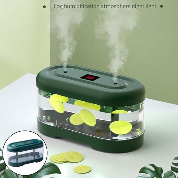 Tragbaren Schreibtisch Luftbefeuchter 2L Kühlen Nebel-luftbefeuchter mit USB Ladung Kleine Persönliche Luftbefeuchter 2 Modi Dop