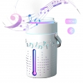 1000 ml Nebel Luftbefeuchter Diffusor mit Bluetooth-Lautsprecher Buntes Licht Leiser Luftbefeuchter Diffusor mit aetherischen oe