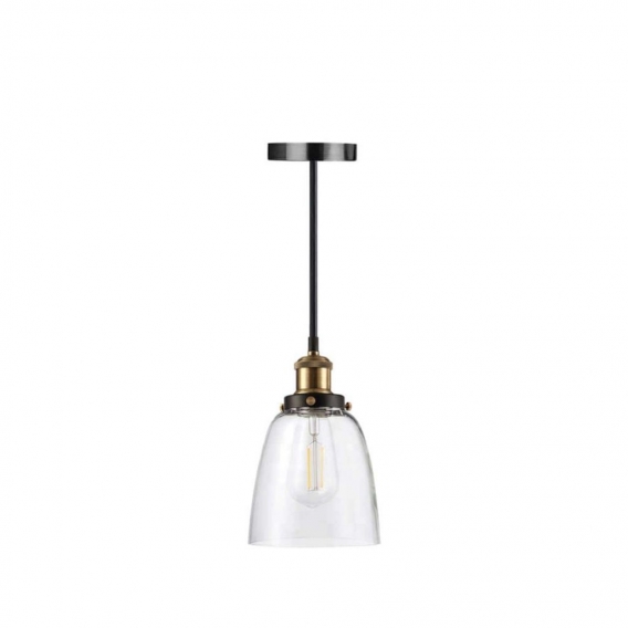 Glashängeleuchte mit Retro-LED-Glühbirne Filament XXCELL - E27