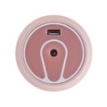 INSKER (rosa)3 in1 Mini USB Luftbefeuchter Air Mist LED RGB Nachtlicht Fan Aroma Öl Luft diffus