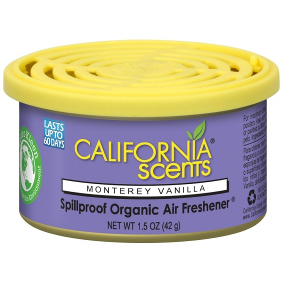 California Scents lufterfrischer Monterey Vanille 42 Gramm