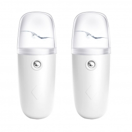 More about 2 Stück Nano Gesichtsbefeuchter Mini Gesichtsbefeuchter Tragbare USB Handliche Hautpflegemaschine für Gesichtsfeuchtigkeit, Haut
