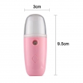 2 Stück Nano Gesichtsbefeuchter Mini Gesichtsbefeuchter Tragbare USB Handliche Hautpflegemaschine für Gesichtsfeuchtigkeit, Haut