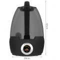 Luftbefeuchter 5,8 l Effizient Leise 30 m² Ionisierungsfunktion 11035, Farbe:Schwarz/ black