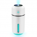 Mini Ultraschall Luftbefeuchter, 320ML Tragbarer Air Humidifier Diffuser Ultra Leise USB Raumbefeuchter mit 7 Farben LED Nachtli