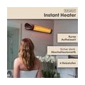 Livington Instant Heater | Infrarot-Heizstrahler 2000 Watt | Infrarot-Heizung für Innen- & Außenbereich | 4 Heizstufen | Fernbed