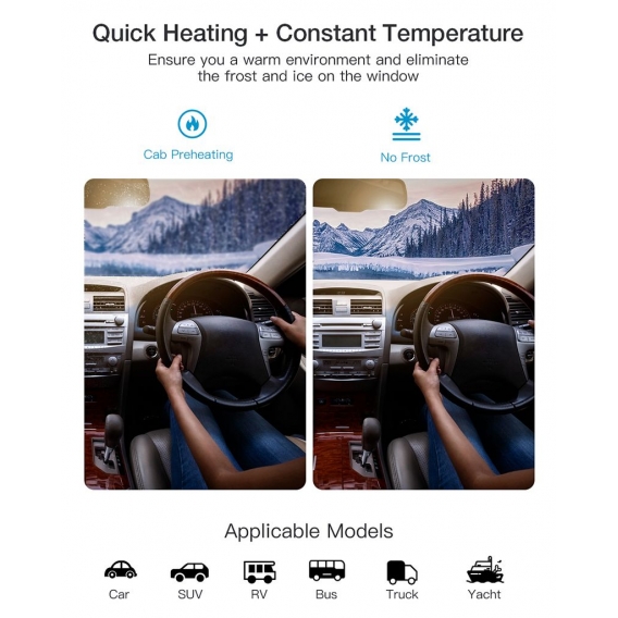 HCalory Standheizung Diesel Luftheizung 8KW 12V Auto Luftwärmepumpe mit Fernbedienung LCD Monitor für RV, Wohnmobilanhänger, LKW
