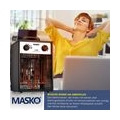 MASKO® Elektroheizer Heizlüfter Bauheizer mit integriertem Thermostat elektrisch Heizgerät mit 3 Heizstufen Heizgebläse für Inne