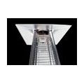 ACTIVA Terrassenheizstrahler Pyramide Cheops II Heizpilz aus Edelstahl 9,3 KW Heizleistung 190 cm weiß