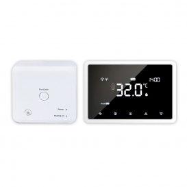More about Wi-Fi Smart Thermostat Programmierbares Thermostat mit RF-Empfaenger APP-Steuerung fuer Tischmontage Sprachsteuerung Kompatibel 