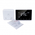 Wi-Fi Smart Thermostat Programmierbares Thermostat mit RF-Empfaenger APP-Steuerung fuer Tischmontage Sprachsteuerung Kompatibel 
