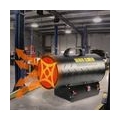 karpal 30kW Gasheizgeblaese Heissluftgenerator mit 650 m3/h Luftdurchsatz Gas Heizgeraet inkl. Gasschlauch und Druckminderer Gas
