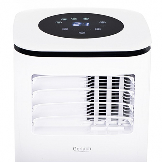 Gerlach Mobile Klimaanlage mit Fernbedienung | 9000 BTU | 1010 Watt | 24h Timer | Schlafmodus |