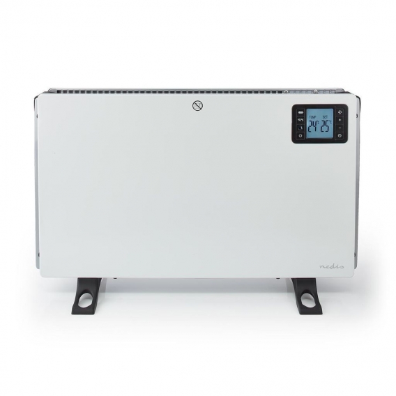 Nedis Konvektionsheizgerät | 2000 W | 3 Wärmeeinstellungen | Verstellbares Thermostat | Fernbedienung | LCD-Anzeige | Frostfrei 
