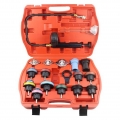 18x Radiator Pressure Tester Tool Kit Cooling System Tester Kit Passend für die meisten Autos