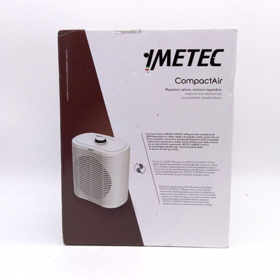 Imetec Compact Air Kleiner und leistungsstarker Elektroheizer 2000 W (21,90)