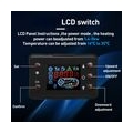 Linuode Autoheizung 5-8KW 12V Luft-Diesel-Heizung Standheizung mit Fernbedienung LCD-Monitor für Wohnmobile, Wohnmobile, LKWs, B
