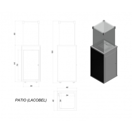 More about Terrassenheizer Patio Mini Quarzsinter Seta Liquorice 8,2kW