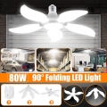 LED Garagenleuchten, 80W E27 6500K verstellbare Garagenlicht für Garage, Lager, Werkstatt, Keller, Turnhalle, Küche (1er-pack)