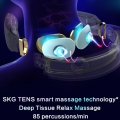 SKG Nackenmassagegeraet K6 Elektrisches Pulsmassagegeraet fuer den Nacken Intelligente tragbare Nackenmassage mit kabelloser Wae