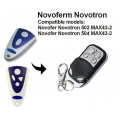 Handsender kompatibel für NOVOFERM NOVOTRON 502 | MAX43-2