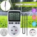 LCD 3680W 230V Digitale Thermostat Temperaturregler Temperaturschalter Zeitschaltuhr Timer -40 ℃  120 ℃