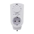 ChiliTec Analoges Steckdosen-Thermostat 230V mit externem Fühler I Drehregler I max. 3500W I Für Heiz und Kühlgeräte in Terrariu
