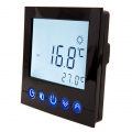 Digital Thermostat C16 schwarz, für elektrische und wassergeführte Fußbodenheizung, programmierbare Heizungssteuerung