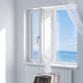 More about Fensterabdichtung für Mobile Klimageräte, Klimaanlagen, Wäschetrockner, Ablufttrockner, Hot Air Stop zum Anbringen an Fenster, D