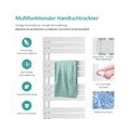 EMKE Handtuchtrckner Badheizkörper Paneelheizkörper Seitenanschluss Wandmontage Warmwasser 1599 x 400 mm Weiß