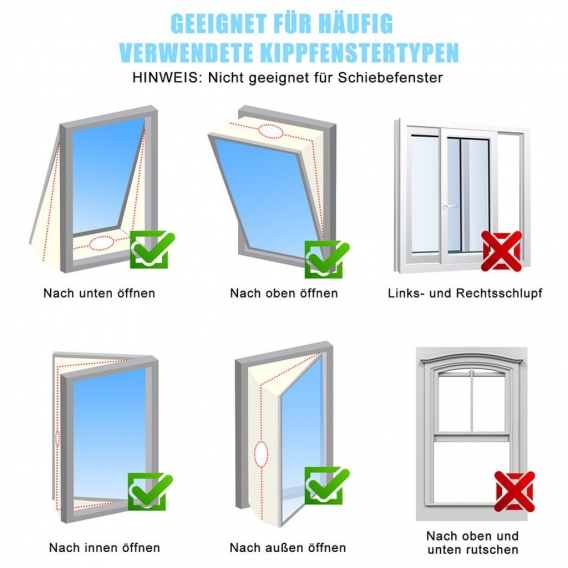 Fiqops Fensterabdichtung 400CM Für Mobile Klimageräte Klimaanlagen Wäschetrockner und Ablufttrockner Hot Air Stop zum Anbringen 