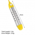 Digoo Heizstab Tauchsieder Heizungsrohr Temperaturregelung Heizspirale Aufblasbar gelb 2000w Badewanne Edelstahl Sicherheit