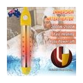 Digoo Heizstab Tauchsieder Heizungsrohr Temperaturregelung Heizspirale Aufblasbar gelb 2000w Badewanne Edelstahl Sicherheit
