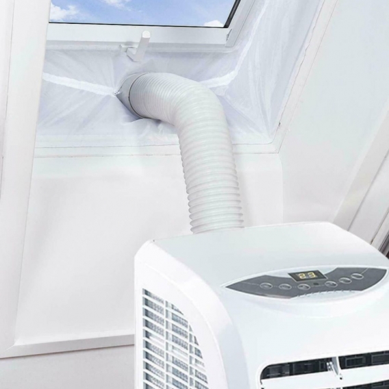 Miixia 4M Air Lock Mobile Klimaanlage Fenster Abdichtung Hot Air Stop Klimagerät