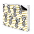 Magnet Heizkörper Heizkörper-Abdeckung Heizkörperabdeckung 90x60 cm  - Ananas