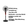 Echos Standventilator mit Fernbedienung | Oszilierender Ventilator | Windmaschine | 41 cm | oszilierend | 45 Watt