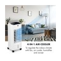 oneConcept Coolster 4-in-1 Klimagerät - Luftkühler, Ventilator, Ionisator und Luftbefeuchter , 320 m³/h Luftstrom , zuschaltbare