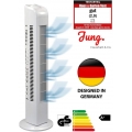 JUNG TF01 Ventilator 76cm weiss -  2020 NOTE 2,0(GUT) -   NR1, Leise Turm-lüfter Lautstärke max 48dbA, Turmventilator ENERGIESPA